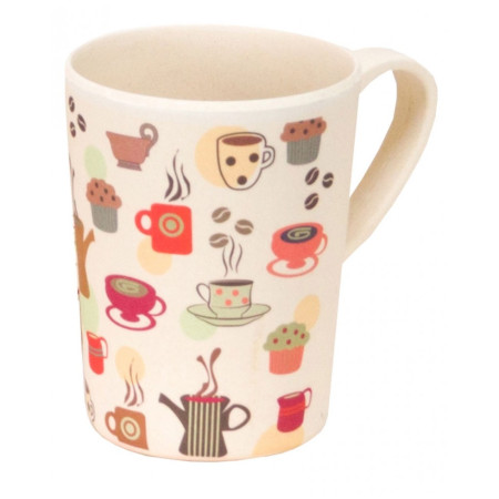 Изложен чаша Vango Bamboo Mug 350 ml бежов CoffeeCupPrint