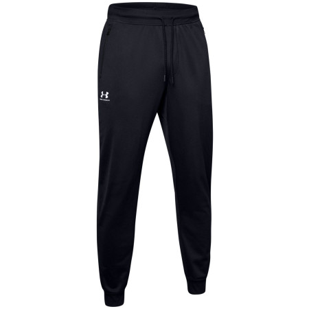 Мъжки анцуг Under Armour Sportstyle Tricot Jogger черен Black//White