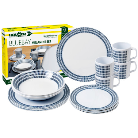 Комплект за храна Brunner Melamine Set Bluebay