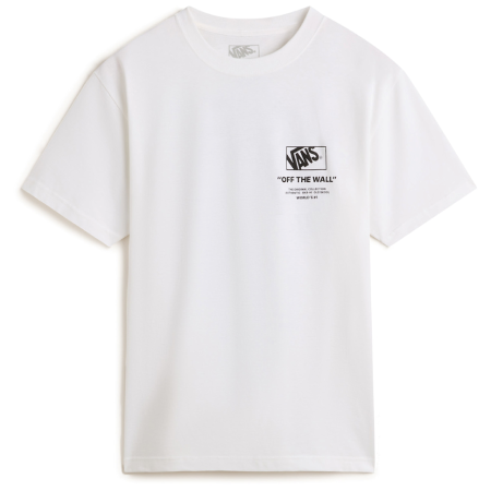 Мъжка тениска Vans Stacked Hi SS Tee бял White