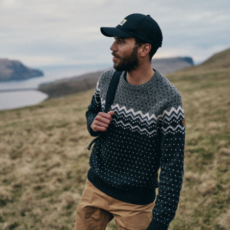 Мъжки пуловер Fjällräven Övik Knit Sweater M