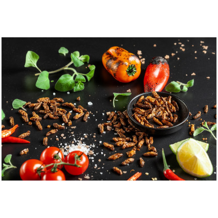 Ядливи щурци Sens Хрупкави и печени щурци BBQ Paprika