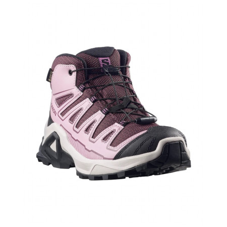 Детски обувки Salomon X Ultra Mid Gtx J Huckleberry-Dawn Pink-Concord Grape