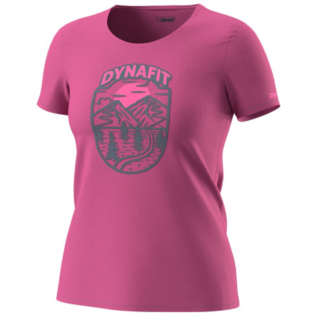 Дамска тениска Dynafit Graphic Co W S/S Tee розов 6A51 - magenta/HORIZON