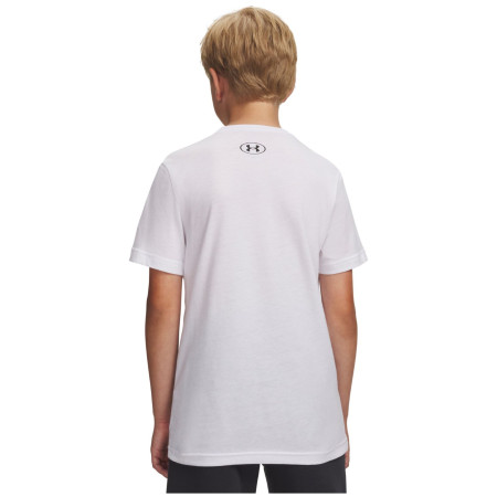 Детска функционална тениска Under Armour UA B Patch Pack Wm SS White
