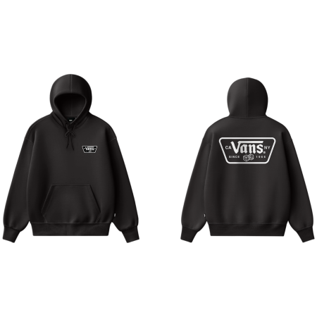 Мъжки суитшърт Vans Knu Patch Pullover черен Black