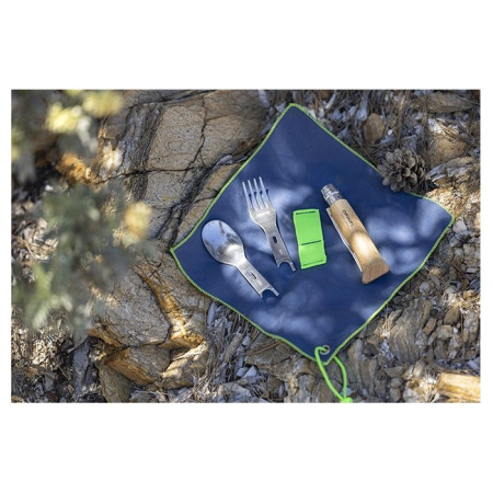 Прибор Opinel Picnic Plus с вилица/лъжица/салфетка