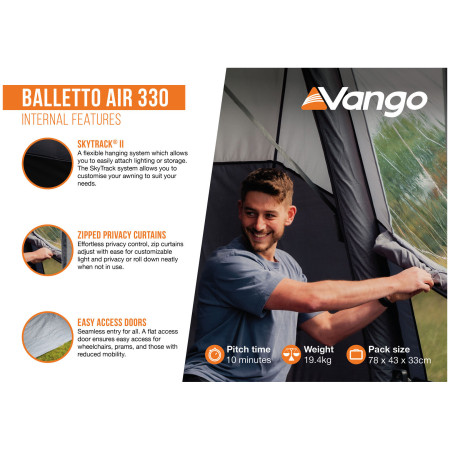 Форселт Vango Balletto Air 330