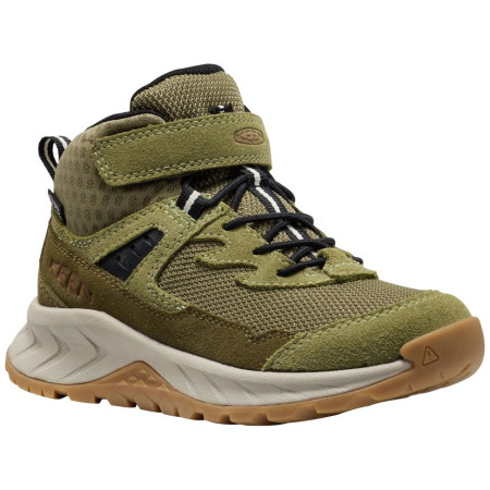 Детски обувки Keen Hightrail Mid Wp Children Dark Olive зелен dark olive/martini olive