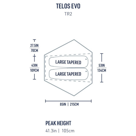 Палатка Sea to Summit Telos Evo Tent - TR2