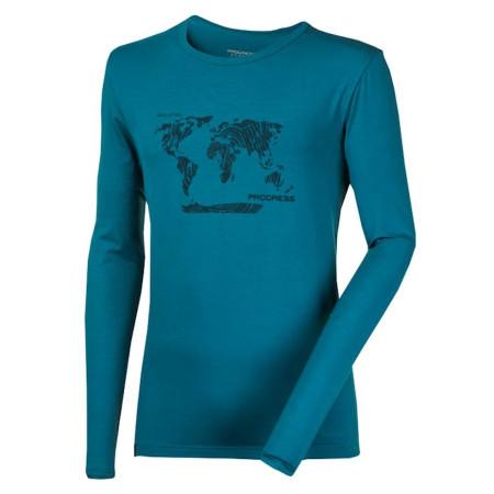 Функционална мъжка тениска Progress "OS VANDAL ""Свят"" 24DT" син Petrol