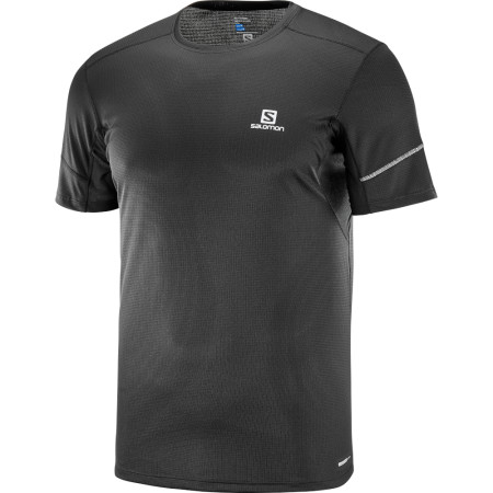Мъжка тениска Salomon Agile Ss Tee M черен Black