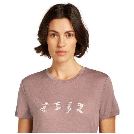 Дамска тениска Icebreaker Women Merino 150 Tech Lite SS Tee Snow Day