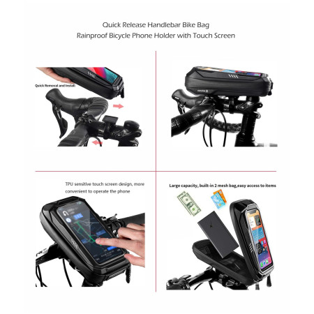 Водоустойчив калъф Swissten WATERPROOF BIKE HOLDER