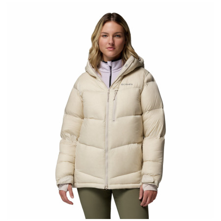 Дамско зимно яке Columbia Cloudview Down Hooded Jacket бежов Dark Stone