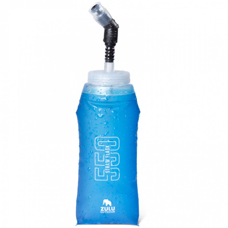Сгъваема бутилка Zulu Straw Flask 550 син
