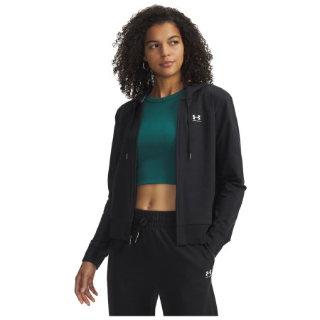 Дамски суитшърт Under Armour Sport Terry FZ черен
