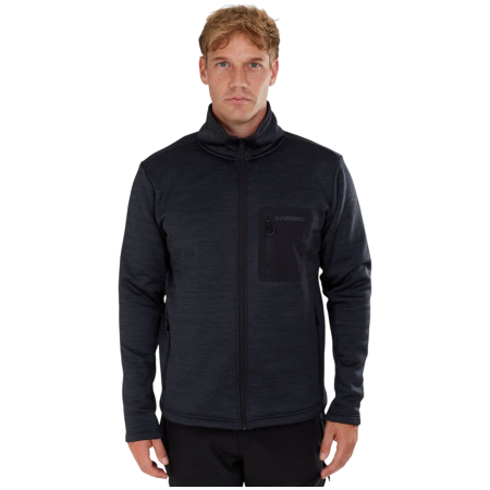 Функционален мъжки суитшърт Fundango Revolution Fleece Jacket тъмно сив antracit