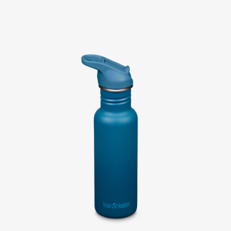 Бутилка от неръждаема стомана Klean Kanteen Classic Narrow 18oz (w/Flip Seal Sport) син Corsair