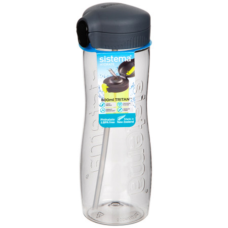 Бутилка Sistema Tritan Quick Flip 800ml черен