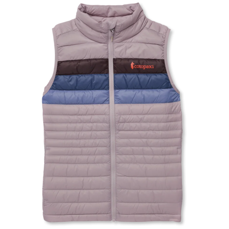 Детска пухена жилетка Cotopaxi W'S Fuego Down Vest лилав Quartz Stripes