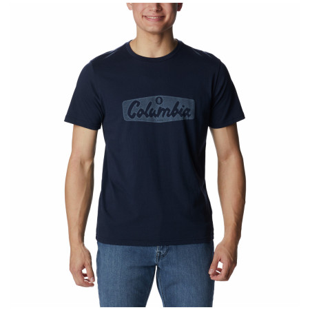 Мъжка тениска Columbia M Rapid Ridge™ Graphic Tee тъмно син Collegiate Navy, Hex Script
