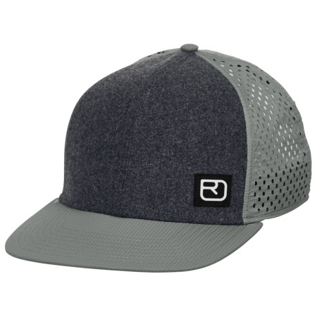 Шапка с козирка Ortovox Logo Air Trucker Cap сив/зелен Green Sage
