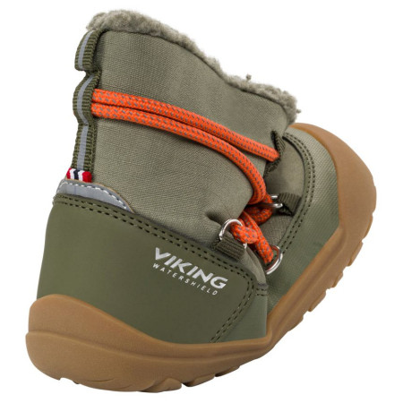 Детски зимни ботуши Viking Outdoor Footwear Birch Barefoot Warm WP Pull-on Olive