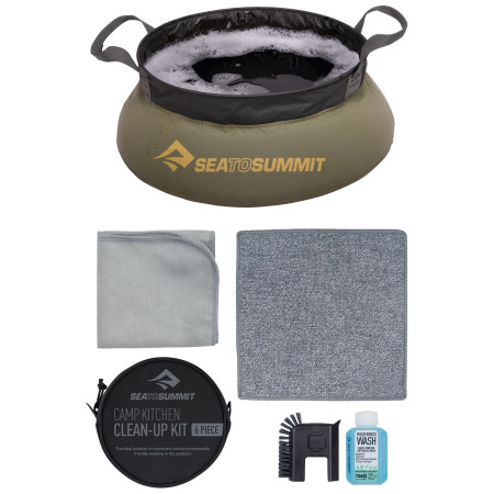 Комплект кухненски прибори Sea to Summit Camp Kitchen Clean Up Kit 6 Piece