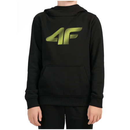 Детски суитшърт 4F Sweatshirt M2761 Deep Black черен Deep Black