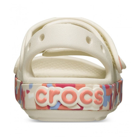 Детски сандали Crocs Crocband Cruiser Glow Confetti Band Sandal Summit White/Guava