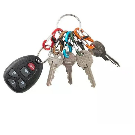 Ключодържател Nite Ize KeyRing Locker Aluminum 5 S-Biner