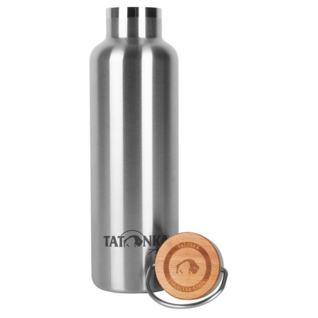 Термобутилка от неръждаема стомана Tatonka Hot + Cold Stuff Bamboo Lid 750