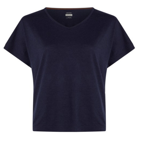 Дамска функционална блуза Icebreaker Women Mer 150 Lodge SS Tee тъмно син Midnight Navy