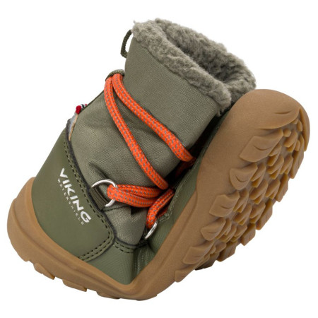Детски зимни ботуши Viking Outdoor Footwear Birch Barefoot Warm WP Pull-on Olive