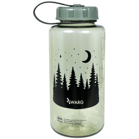 Бутилка Warg Woods Tritan Wide 1 L зелен green