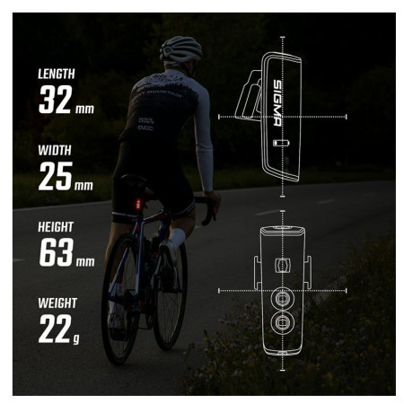 Предна/задна светлина Sigma Aura 100 + Blaze Link