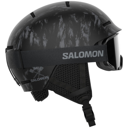 Детска ски каска Salomon Player Combo черен Black Tie&dye