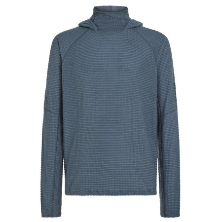 Мъжки суитшърт Icebreaker Men Mer 400 RealFleece Grid Pulover Hood син/сив Abyss