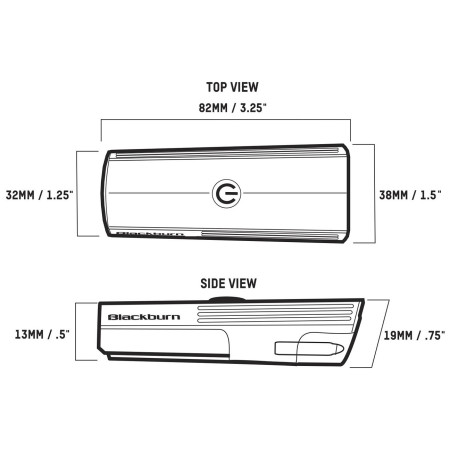 Предна светлина Blackburn Dayblazer 550