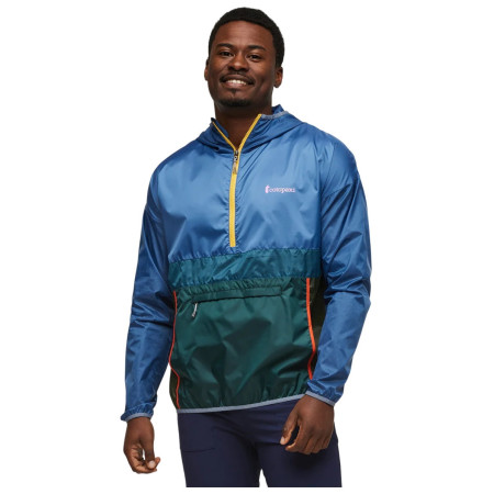 Мъжко яке Cotopaxi Teca Half-Zip Windbreaker син/зелен Thumbs Up