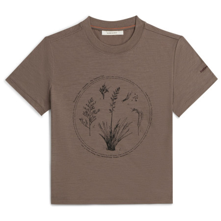 Дамска тениска Icebreaker Merino 150 Tech Lite SS Crop Tee Seed Story