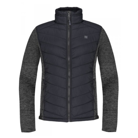 Мъжки пуловер Loap Gabe черен/сив Black