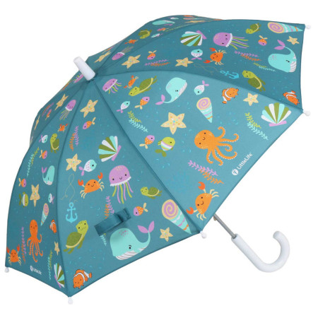 Детски чадър LittleLife Kids Umbrella син Aquatic