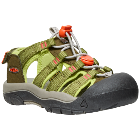 Детски сандали Keen Newport Boundless Ch светло зелен dark olive/scarlet ibis