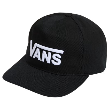 Шапка с козирка Vans Drop V Logo Snapback черен Black