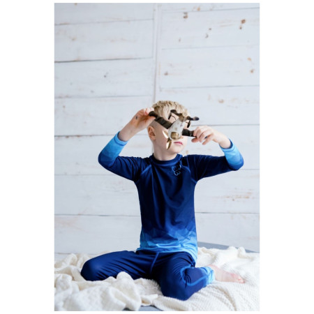 Детска функционална тениска WAMU Mozaika dark blue