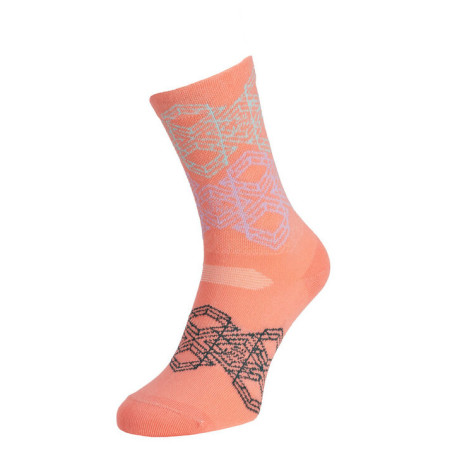 Чорапи за колоездене Silvini Dogana оранжев