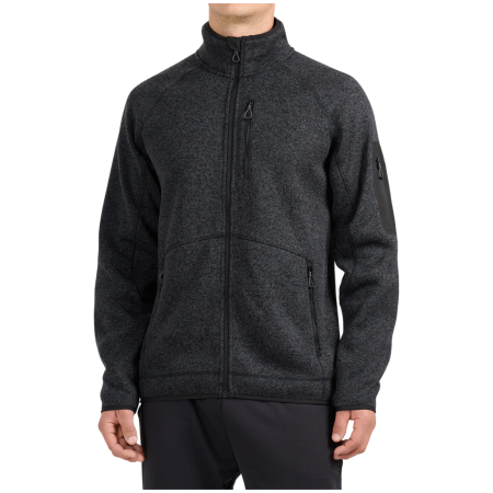 Мъжки суитшърт 4F Fleece M485 сив Deep Black Melange