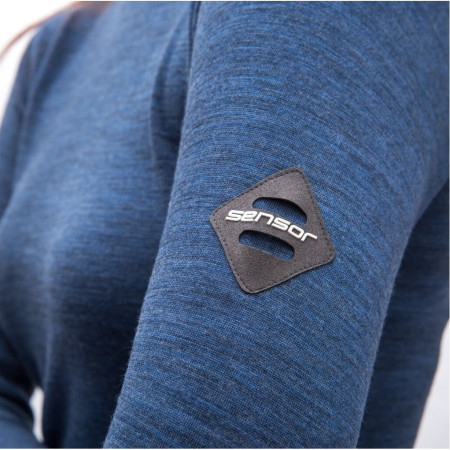 Дамска функционална блуза Sensor Merino Bold Roll Neck dl.rukáv